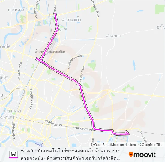 ต.554 Bus Line Map