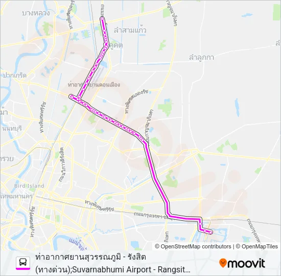 ต.554 Bus Line Map