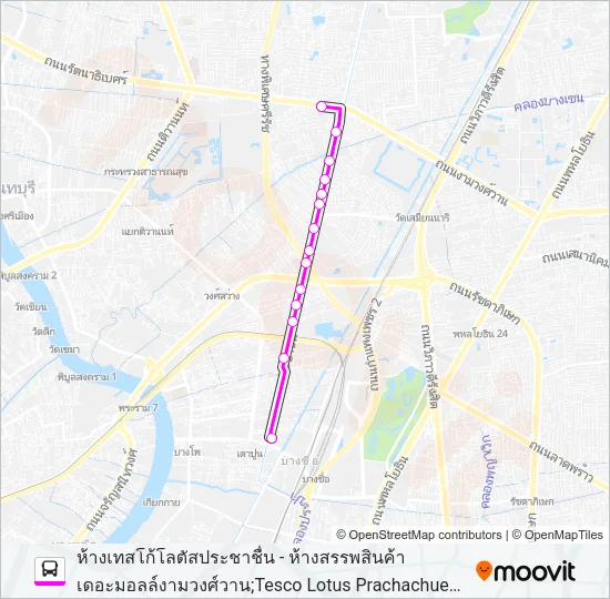 ต.1073 Bus Line Map