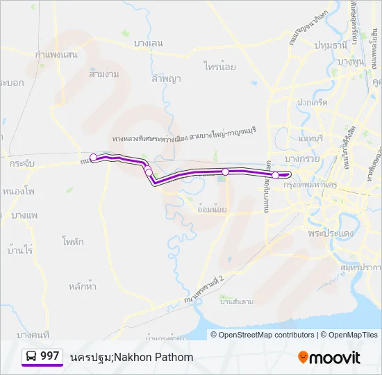 997 Bus Line Map