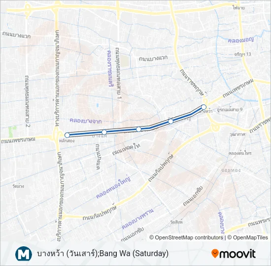 BLUE Metro Line Map