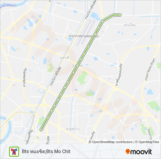 SUKHUMVIT SkyTrain แผนที่สายรถ