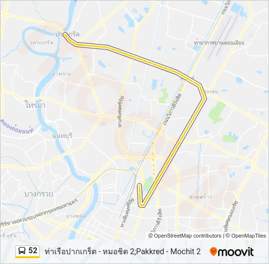52 Bus Line Map