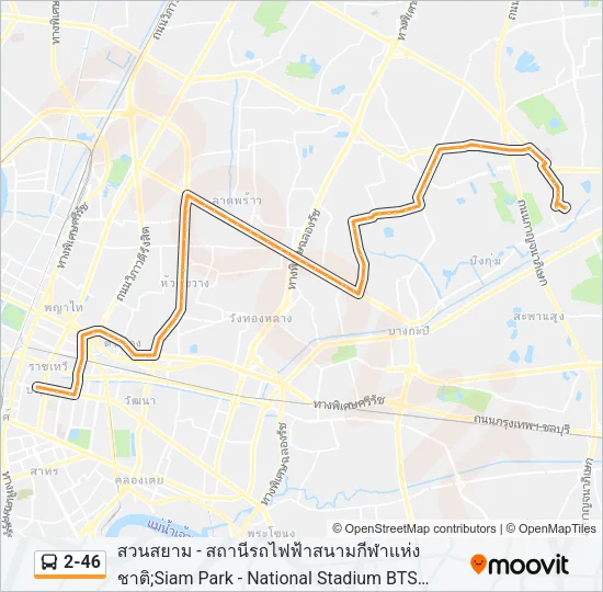 2-46 Bus Line Map