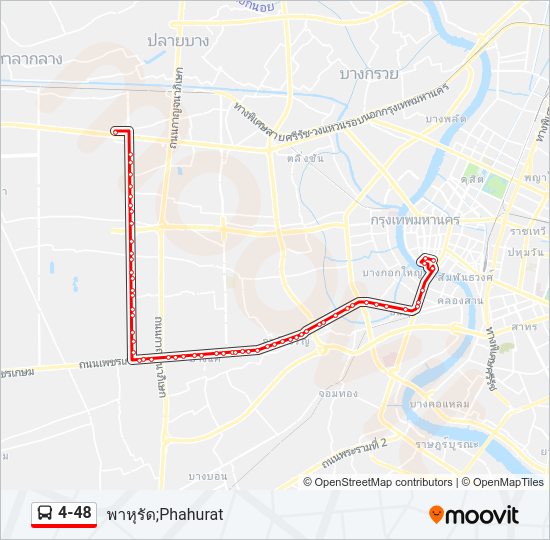 4-48 รถบัส แผนที่สายรถ