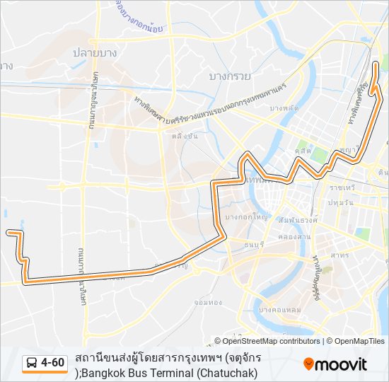4-60 รถบัส แผนที่สายรถ