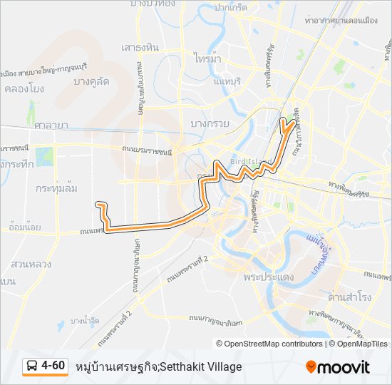 4-60 รถบัส แผนที่สายรถ