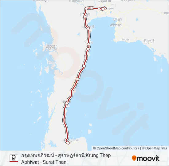 39 รถไฟ แผนที่สายรถ
