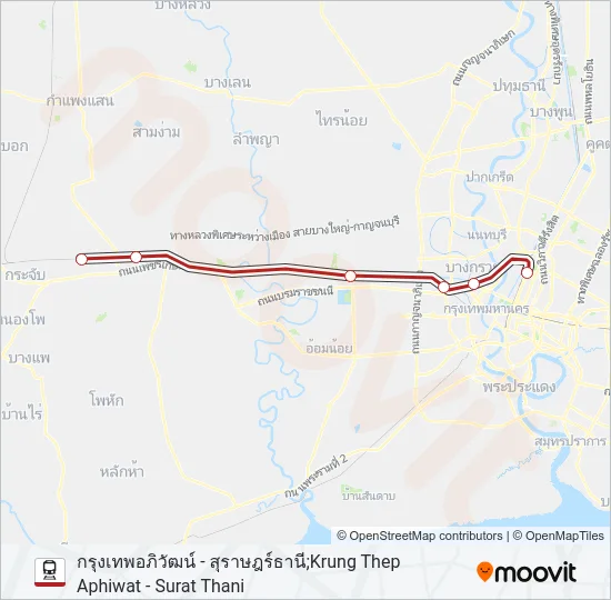 43 Train Line Map