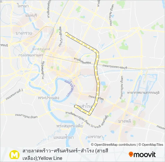 YELLOW Metro Line Map