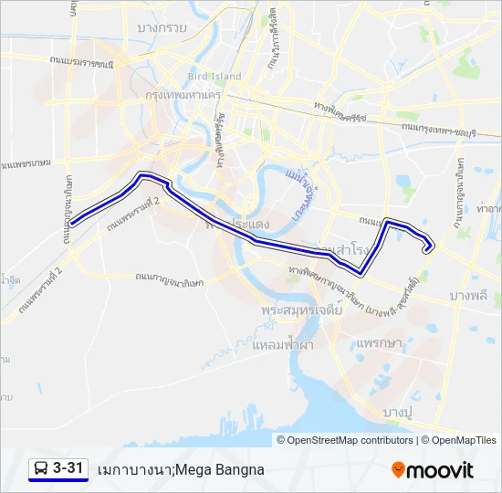 3-31 Bus Line Map