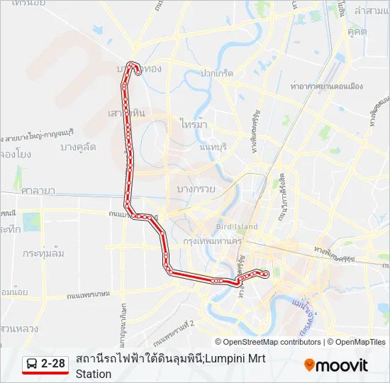 2-28 Bus Line Map