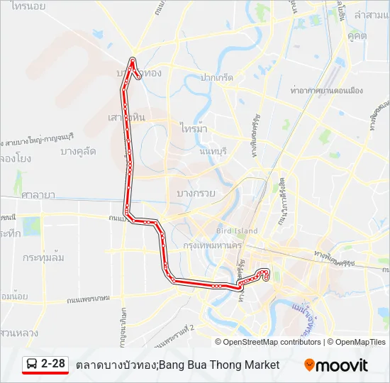 2-28 Bus Line Map