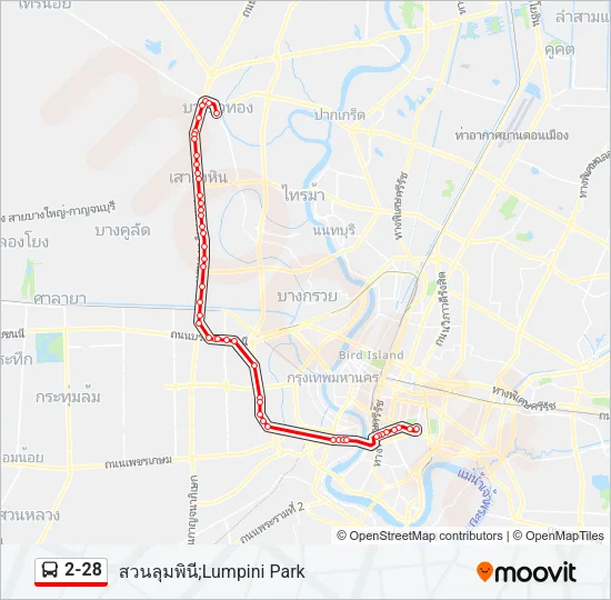 2-28 Bus Line Map