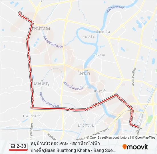 2-33 Bus Line Map