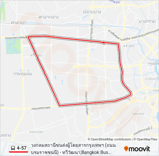 4-57 Bus Line Map