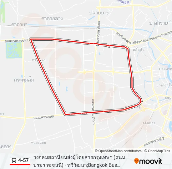 4-57 Bus Line Map