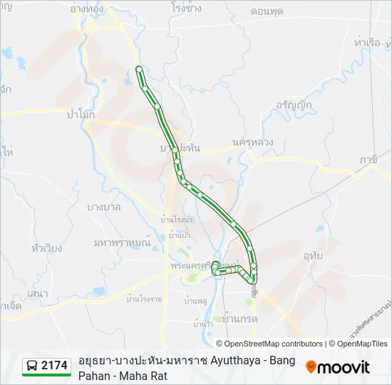 2174 Bus Line Map