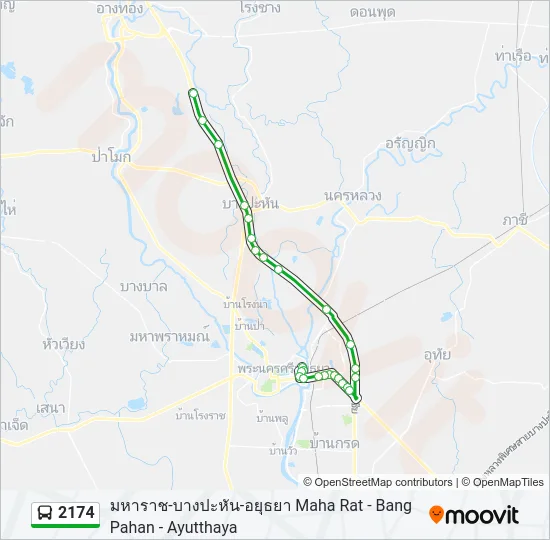 2174 Bus Line Map