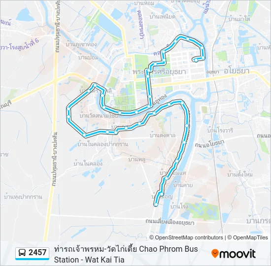 2457 Bus Line Map