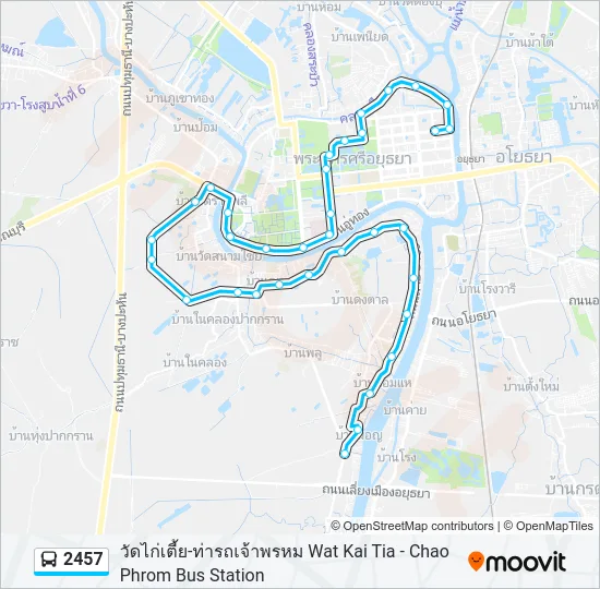 2457 Bus Line Map