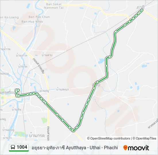 1004 Bus Line Map