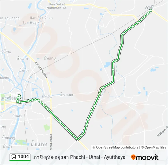 1004 Bus Line Map