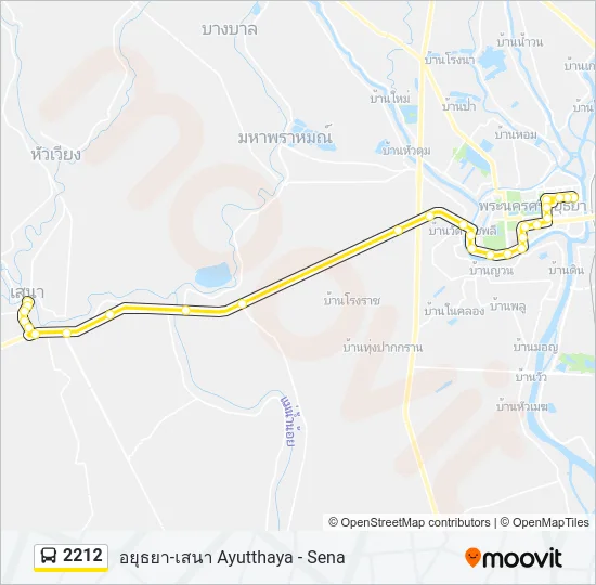 2212 Bus Line Map