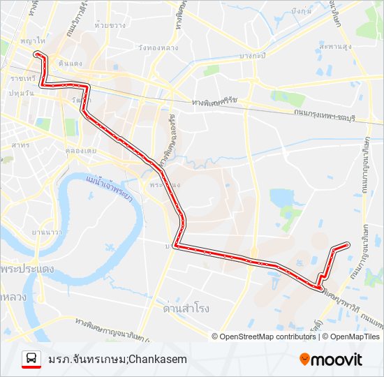 3-8 (38) รถบัส แผนที่สายรถ