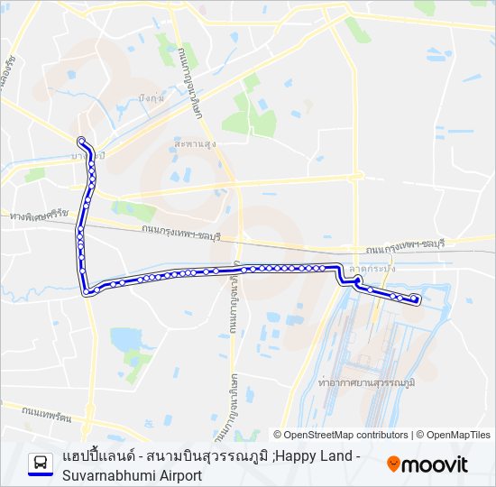 S5 (550) bus Line Map