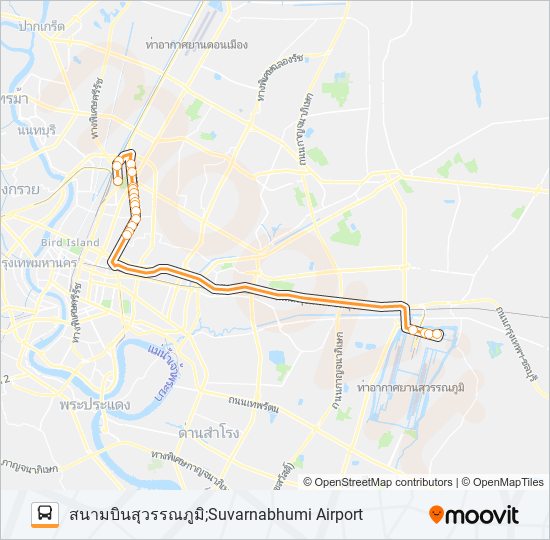 S6 (555) รถบัส แผนที่สายรถ