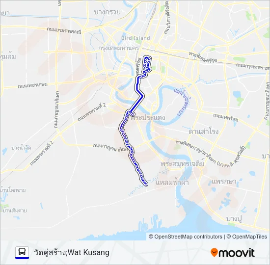 4-7E (21) Bus Line Map