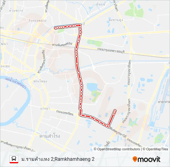 3-21 (207) Bus Line Map