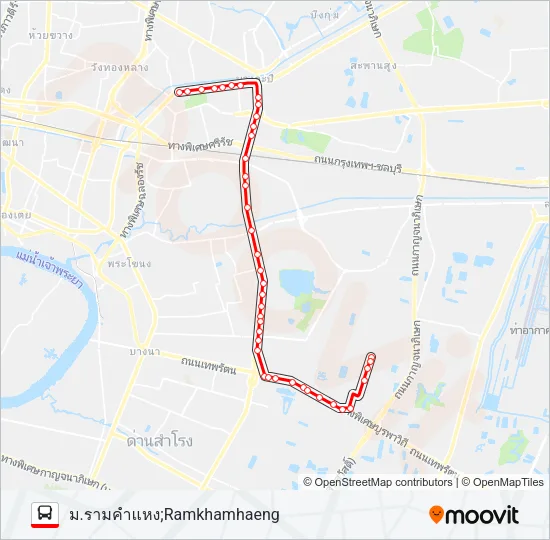 3-21 (207) Bus Line Map