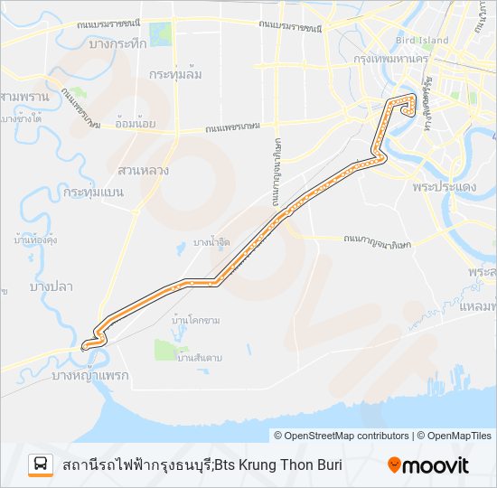 4-18 (105) bus Line Map