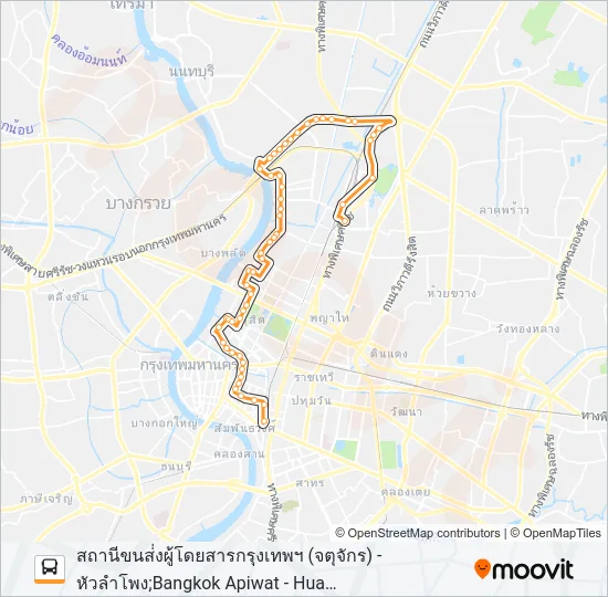 หมอชิต 2 Bus Line Map