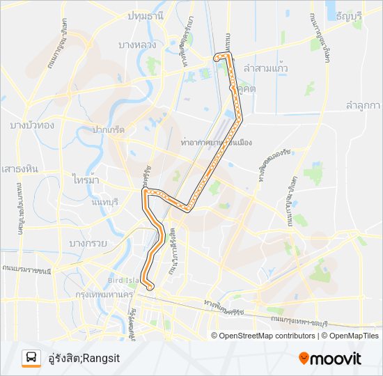 1-22E (522) รถบัส แผนที่สายรถ