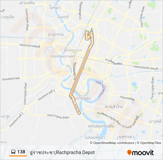 138 Bus Line Map