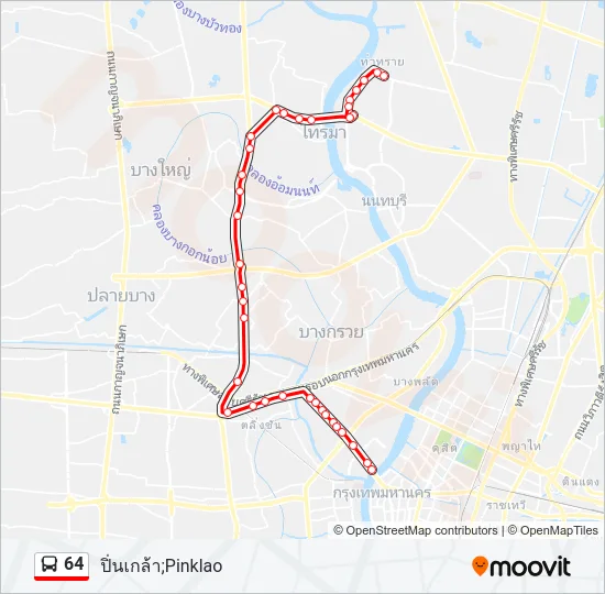 64 Bus Line Map