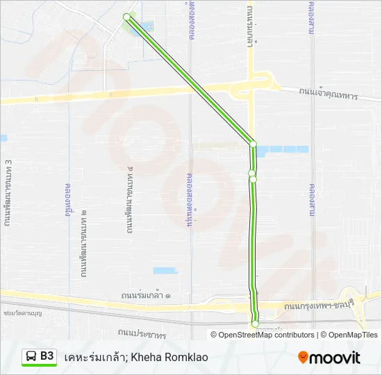 B3 Bus Line Map