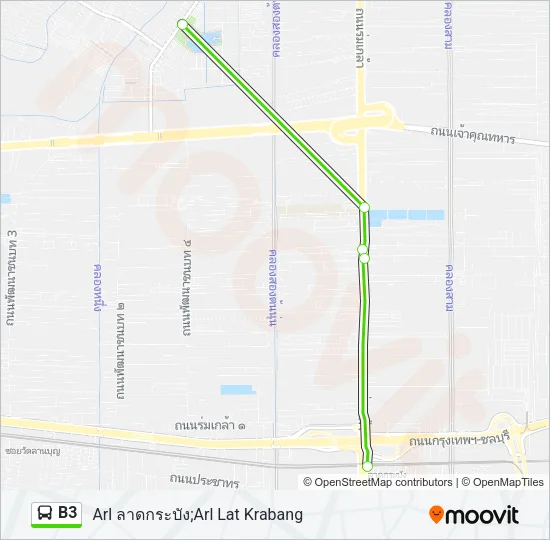 B3 Bus Line Map