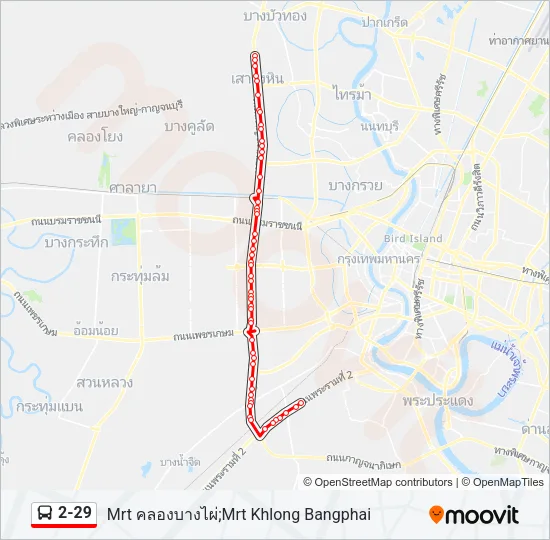 2-29 Bus Line Map