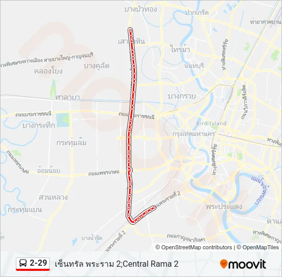 2-29 Bus Line Map
