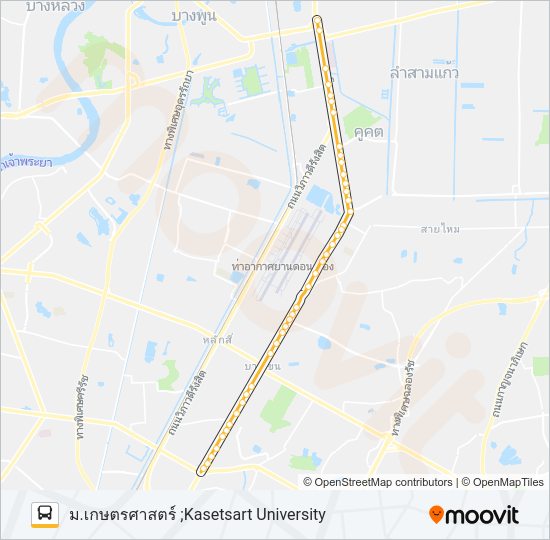 34 มินิบัส รถบัส แผนที่สายรถ