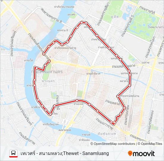 2-9 (53) Bus Line Map