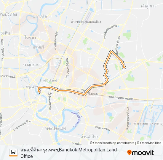 1-38 (60) Bus Line Map