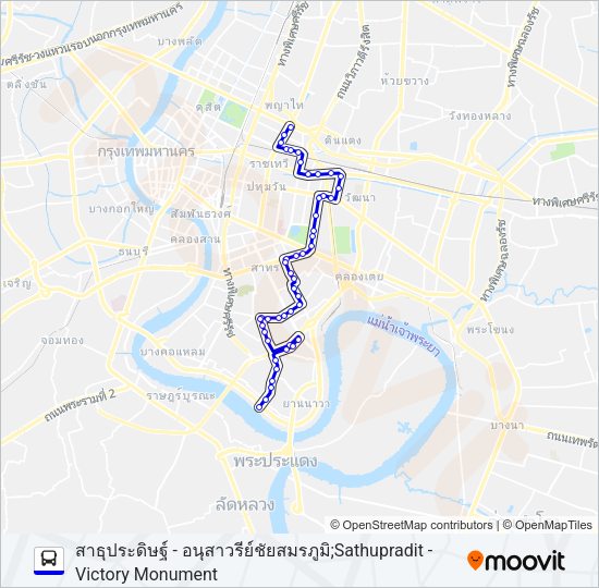 3-42 (62) รถบัส แผนที่สายรถ