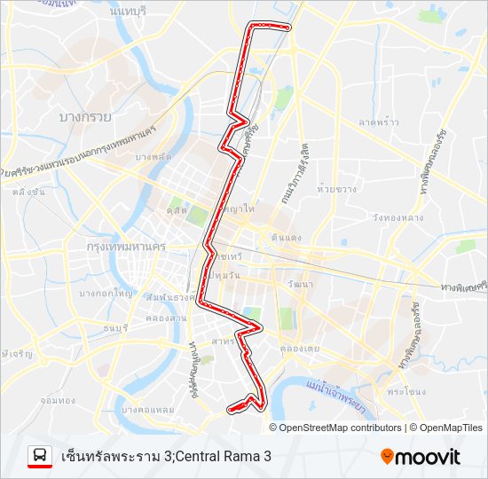 3-43 (67) รถบัส แผนที่สายรถ