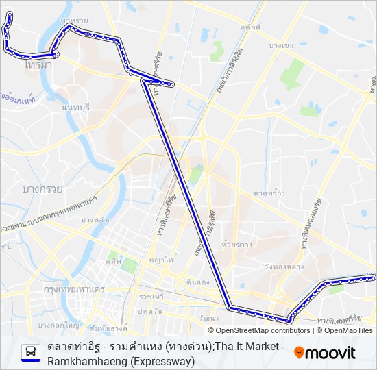 2-18E (69E) รถบัส แผนที่สายรถ