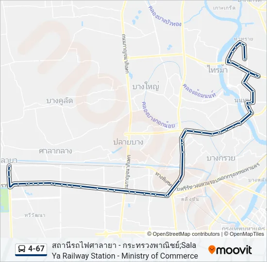 4-67 Bus Line Map